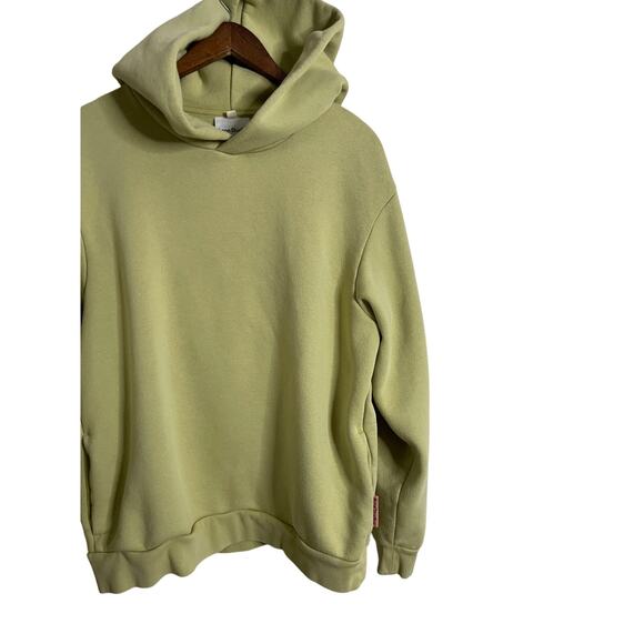 Acne Studios Forres Cotton-Blend Jersey Hoodie in Green Mens XL - Picture 5 of 13